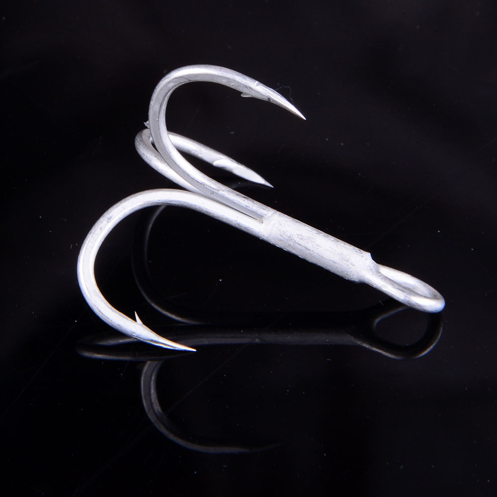 Fishing Hook Barbless - Balleo 20pcs/lot 1#/2#/4#/6#/8#/10 CP Point Treble
