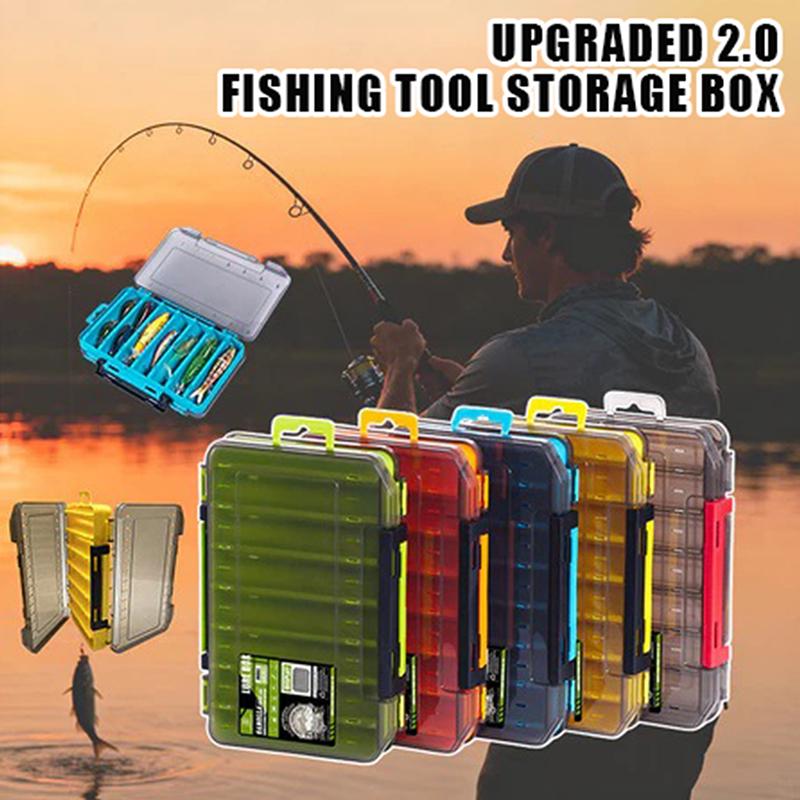 Fishing Hook Box - Double-Sided Compact Tackle Box - Streamline