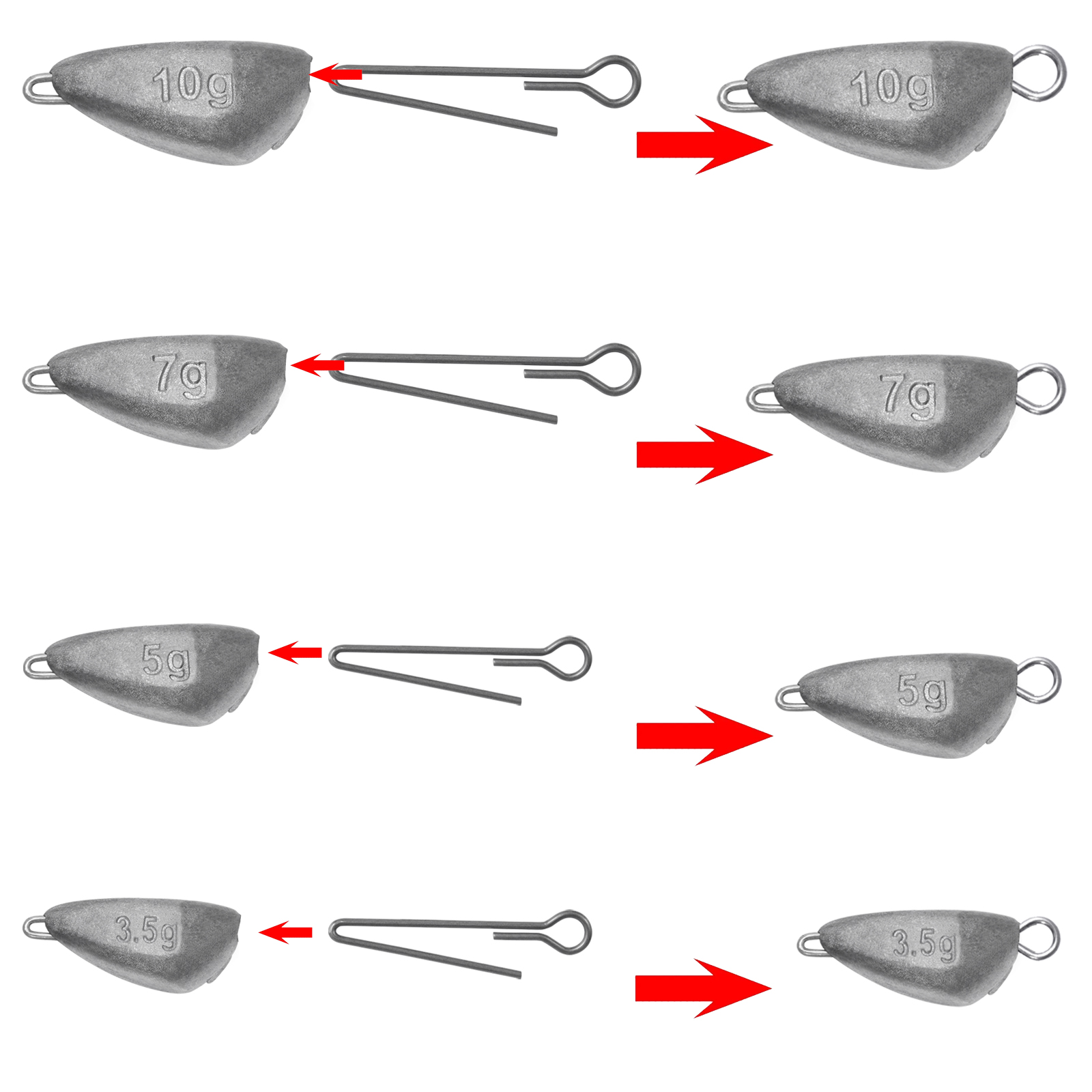 SAMOLLA 5pcs Jig Head Fishing  - Fishing Hook Jig review and price
