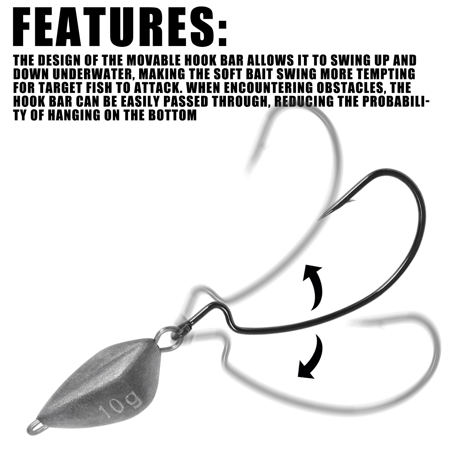 SAMOLLA 5pcs Jig Head Fishing  - Fishing Hook Jig review and price
