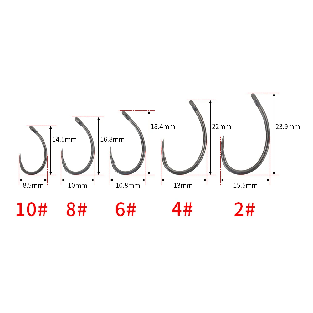50pcs  Coating High Carbon Sta - Fishing Hook Barbless review and price