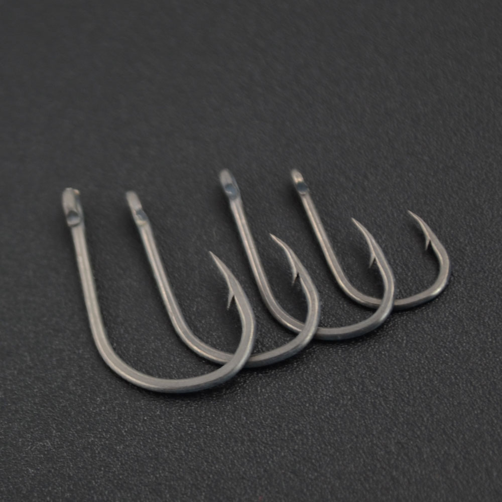 100pcs Stainless Steel Barbed  - Fishing Hook Barbless review and price