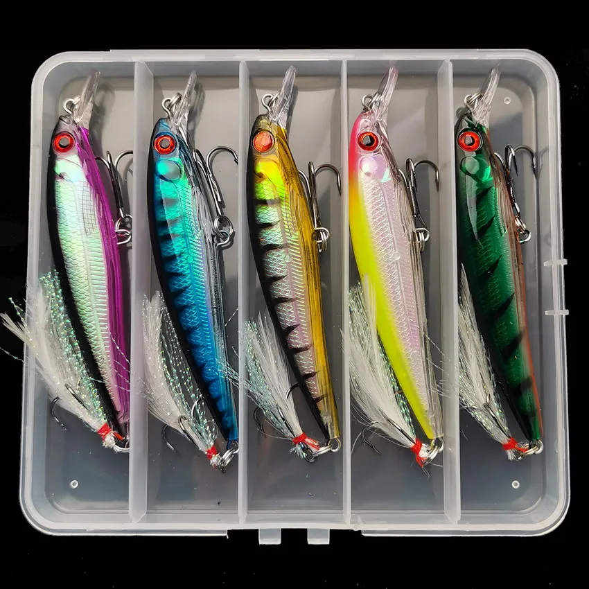 5pcs/box Laser 3D Eyes Bionic  - Fishing Hook Box review and price