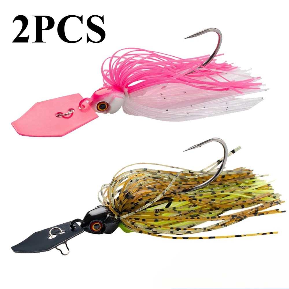 2Pcs Spinner Bait 7g/9g/12g/14 - Fishing Hook Weedless review and price