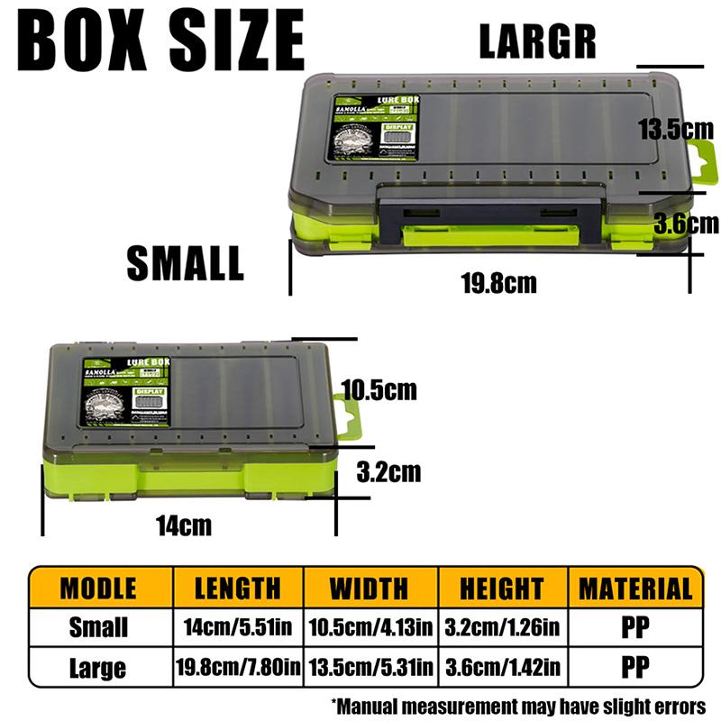 Double-Sided Compact Tackle Bo - Fishing Hook Box review and price